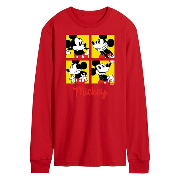 Mickey & Friends - Mickey Grid - Men's Long Sleeve T-Shirt