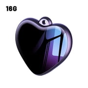 Heart Pendant Voice Recorder - 200h Storage AI-Powered Voice-to-Text Recorder with HD Noise Reduction, Voice Activation & Auto-Save for Meetings, Lectures, Interviews