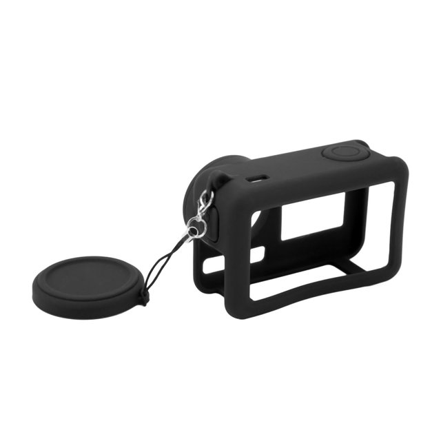 Osmo Action 4 3 Camera Silicone Case, Full Coverage Protection, Accurate Cutouts, Battery Compartment Access, With Neck Strap, Portable And Convenient