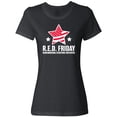 thumbnail image 3 of Inktastic Red Friday Remembering Everyone Deployed with Red American Flag Women's T-Shirt, 3 of 5
