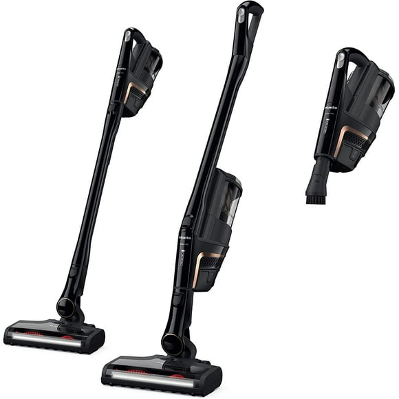 Miele Triflex HX2 Cat & Dog Cordless stick vacuum cleaner with patented 3-in-1 design LED Light Mini Electrobrush Digital Efficiency Motor & 5 Year Warranty (Obsidian Black)
