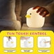 thumbnail image 3 of Lámpara de noche LED recargable con forma de pato y sensor táctil para dormitorio infantil, decoración de oficina, 3 of 5