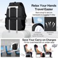 thumbnail image 3 of Mochila mixi para portátil de viaje de gran capacidad, 15,6 pulgadas, resistente al agua, 3 of 6