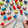 thumbnail image 2 of Borradores de coche Kaemi, 32 unidades, mascotas de escritorio para niños, juguetes de aula, 2 of 7