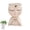 Beige, variant on SharkTRUE Pencil Holder For Desk ResHead Face Pen Holder, Female Form Face Vase Modern Art Decorative Vase for Table Shelf Living Room Office Bedroom