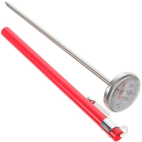SkyAuks Air Conditioner Mechanical Temperature Gauge, Automotive Thermometer for Car, Red