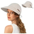 thumbnail image 2 of Sombrero para mujer con visera - Algodón, protección solar para exteriores, estilo diario/casual, protección solar, 2 of 5
