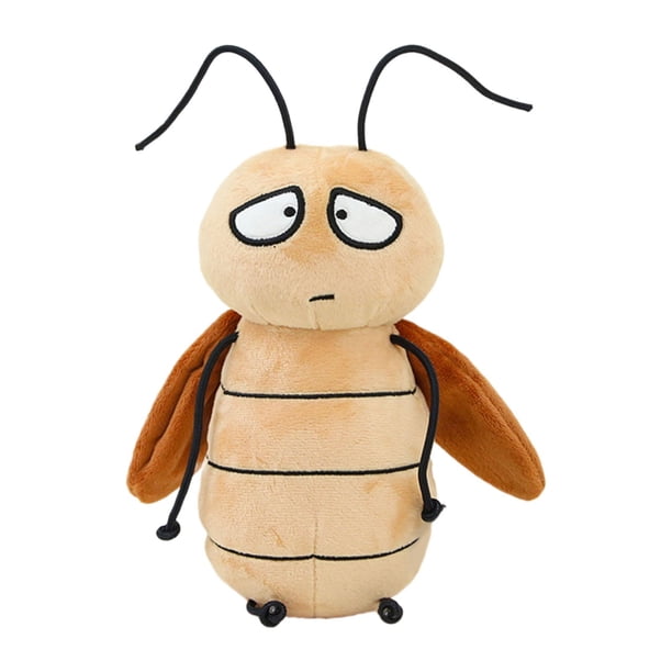 Lindo peluche de cucaracha, muñeca decorativa de cucaracha, dulce peluche de cucaracha estilo D