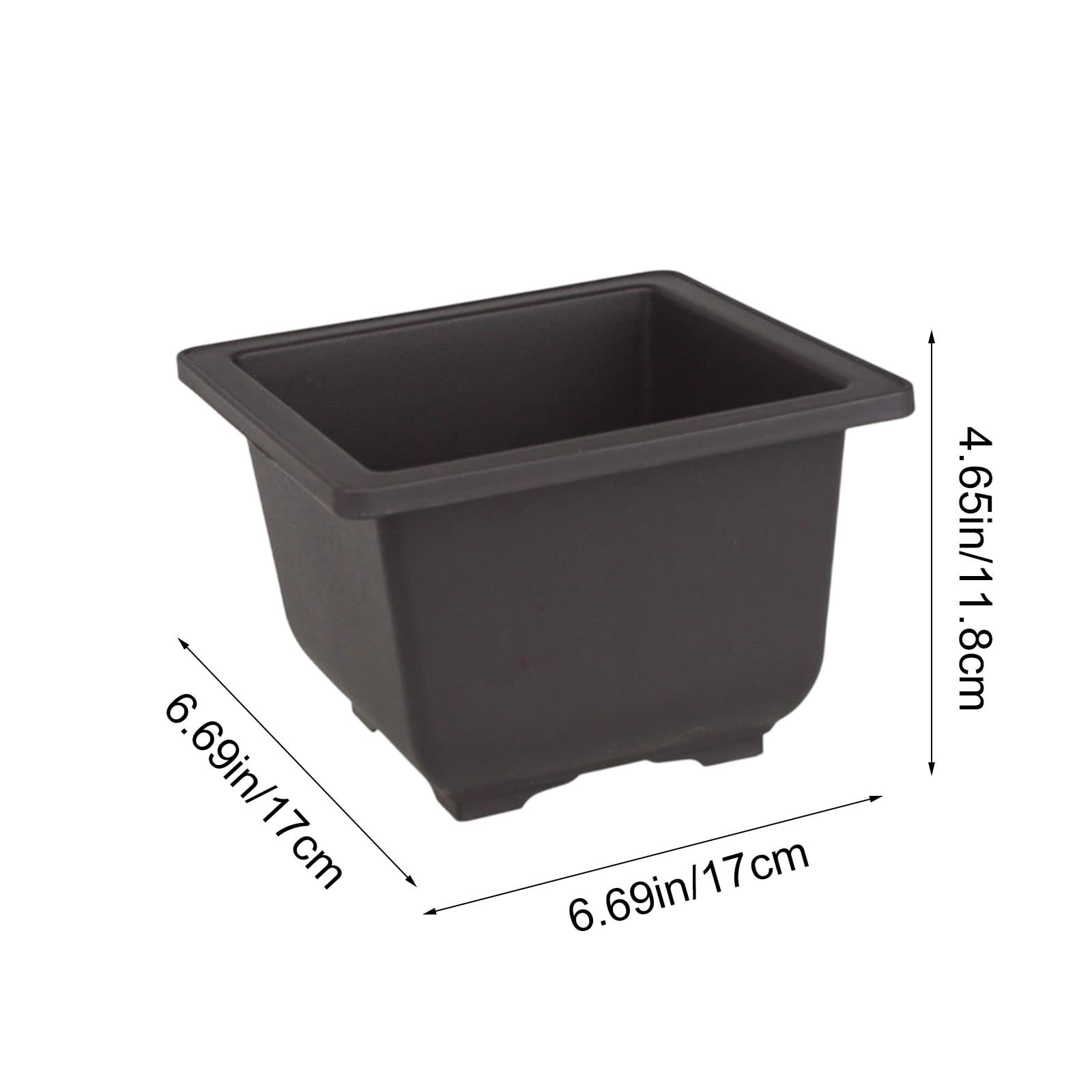Set of Plastic Flower Pots, Modern Minimalist Planters for Home Gardening and Balcony s, Lightweight Indoor and Outdoor Plant Pots with Drainage, Versatile Decor