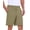 Oliver Green Heather, variant on Men's Bermuda 9 Inch Lightweight Quick Dry Stretch Shorts Golf Hiking Turmeric Heather M