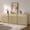 Oak Alder, variant on SICOTAS 34.6" Wide Sideboard Buffet Cabinet with Storage,Modern Credenza Cabinet Coffee Bar with Fluted Door & Drawer Credenza for Living Room, Dining Room,Dark Gray Alder