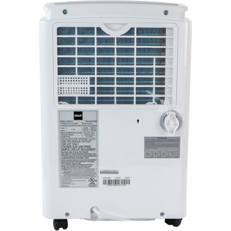 RCA 50 Pint Dehumidifier with built-in pump - White