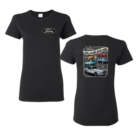Wild Bobby Ford Still Plays With Cars Classic Muscle Car Lover, Women Graphic Tee