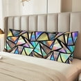 thumbnail image 2 of Naloa Colored Glass Body Pillow Cover, Pillowcases with Hidden Zipper Breathable Long Pillow Case (Pillows are not included,20x54 inch), 2 of 7