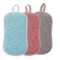 thumbnail image 1 of Kitchen Cleaning Towel Grease Wiping Rags Absorbent Dish Cloth 2Sided Sponge, 1 of 1
