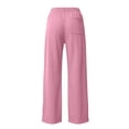 thumbnail image 4 of Ozmmyan Womens Sweatpants Elastic Waist Jogger Pants Casual Straight Leg Lounge Trousers with Pockets for Running Workout, 4 of 5