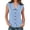 BU1, variant on Linen Vest Women Plaid Shirt Casual Loose V Neck Button Down Peter Pan Collar Cute Sleeveless Blouses