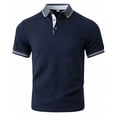 thumbnail image 4 of Aofany Mens Short Sets 2 Piece Outfits Fashion Summer Tracksuits Casual Lapel Short Sleeve Shirt and Shorts Set, 4 of 8
