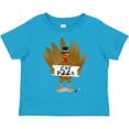 thumbnail image 3 of Inktastic Turkey Holding a Sign Says Eat Pizza Boys or Girls Toddler T-Shirt, 3 of 5