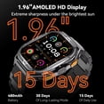 thumbnail image 4 of Reloj inteligente Cubot GT 3, 1.96 pulgadas, AMOLED, oxígeno en sangre, GPS, 5 ATM, 4 of 6