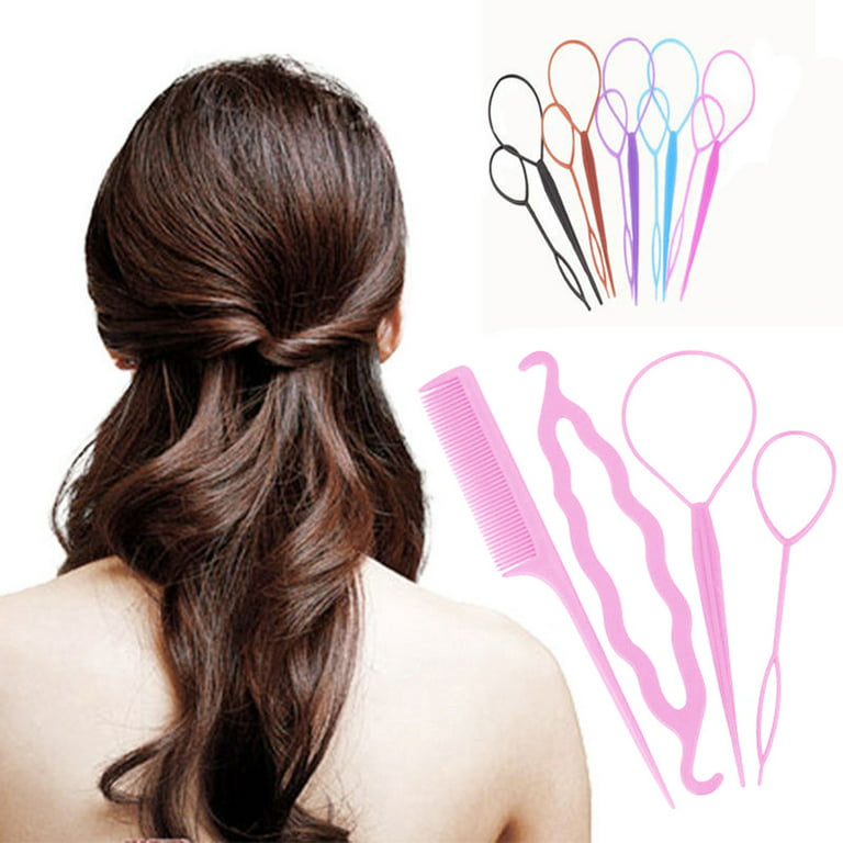  20Pcs Hair Tail Tools Set,Ponytail Maker Hair Braiding Tool for  Women Girls Styling Maker Hair Styling Accessories : Beauty & Personal Care