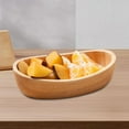 thumbnail image 4 of Baoblaze Wooden Salad Bowl Boat Shaped Fruit Bowl for Food, Fruits, Salad, or Popcorn, 4 of 7