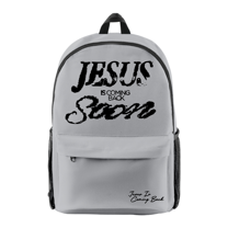 Josiah Queen Jesus is Coming Back Soon Backpack Unisex Shoulders Bag Casual Fashion Daypacks Travel Bags