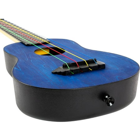 Flight Ukulele - Travel Series 4 String Soprano Ukulele - Blue