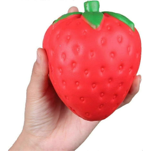 4.7" Squishies Jumbo Slow Rising Kawaii Scent Squishies Strawberry Squeeze Toys Stocking Stuffers