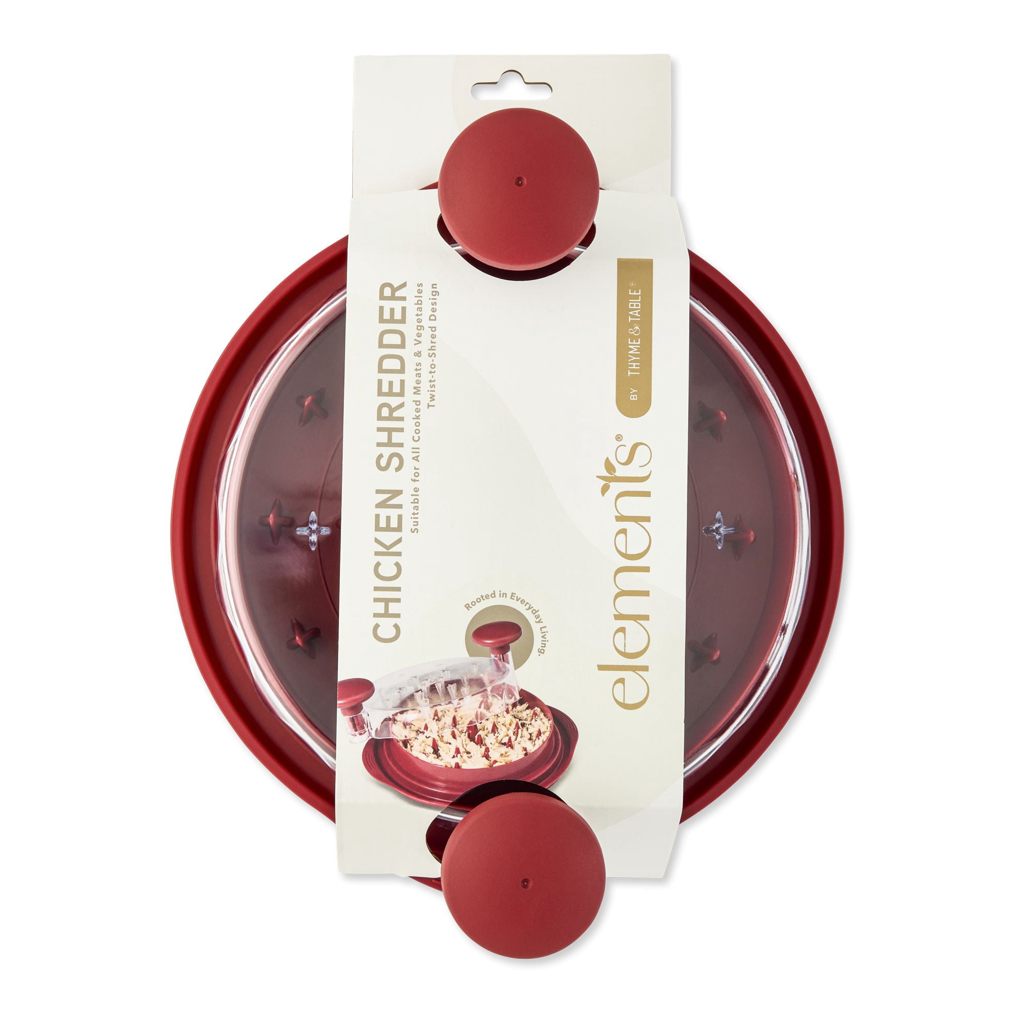 Elements by Thyme & Table Chicken Shredder - Red