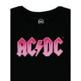 thumbnail image 3 of Wonder Nation Girls AC/DC Graphic Short Sleeve T-Shirt, Sizes 4-18, 3 of 3