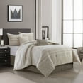 thumbnail image 2 of Nanshing Althea 6 Piece Contemporary Geometric Comforter Set, Beige, King, 2 of 6