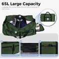 thumbnail image 4 of Bolsa de viaje Fmeida 65 L con compartimento para zapatos, repelente al agua, 4 of 7