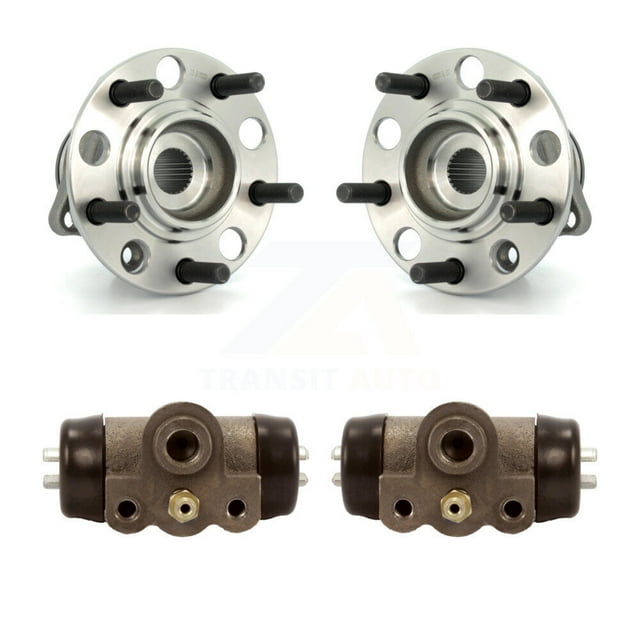 Transit Auto Rear Wheel Cylinders and Hub Bearing Assembly Kit for Car Jeep Patriot Compass Dodge Caliber - Left Right Side (Driver Passenger) K7D-101859