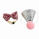 thumbnail image 4 of Bonita gorra de cumpleaños para mascota, gato, perro, disfraz de fiesta con lazo, sombrero, disfraz con lazo, tocado rosa, 4 of 14