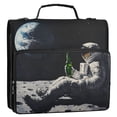 thumbnail image 5 of FORMRS Zipper Binder with Shoulder Strap 2-inch Ring 500 Sheet Capacity File Bag, Sitting on The Moon, 5 of 5