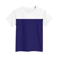 thumbnail image 5 of ATOGUTA T Shirts Boys Short Sleeve Crew Neck Summer Trendy T-Shirts Clothes for Teen Boys Blue, Size 2T-13, 5 of 6
