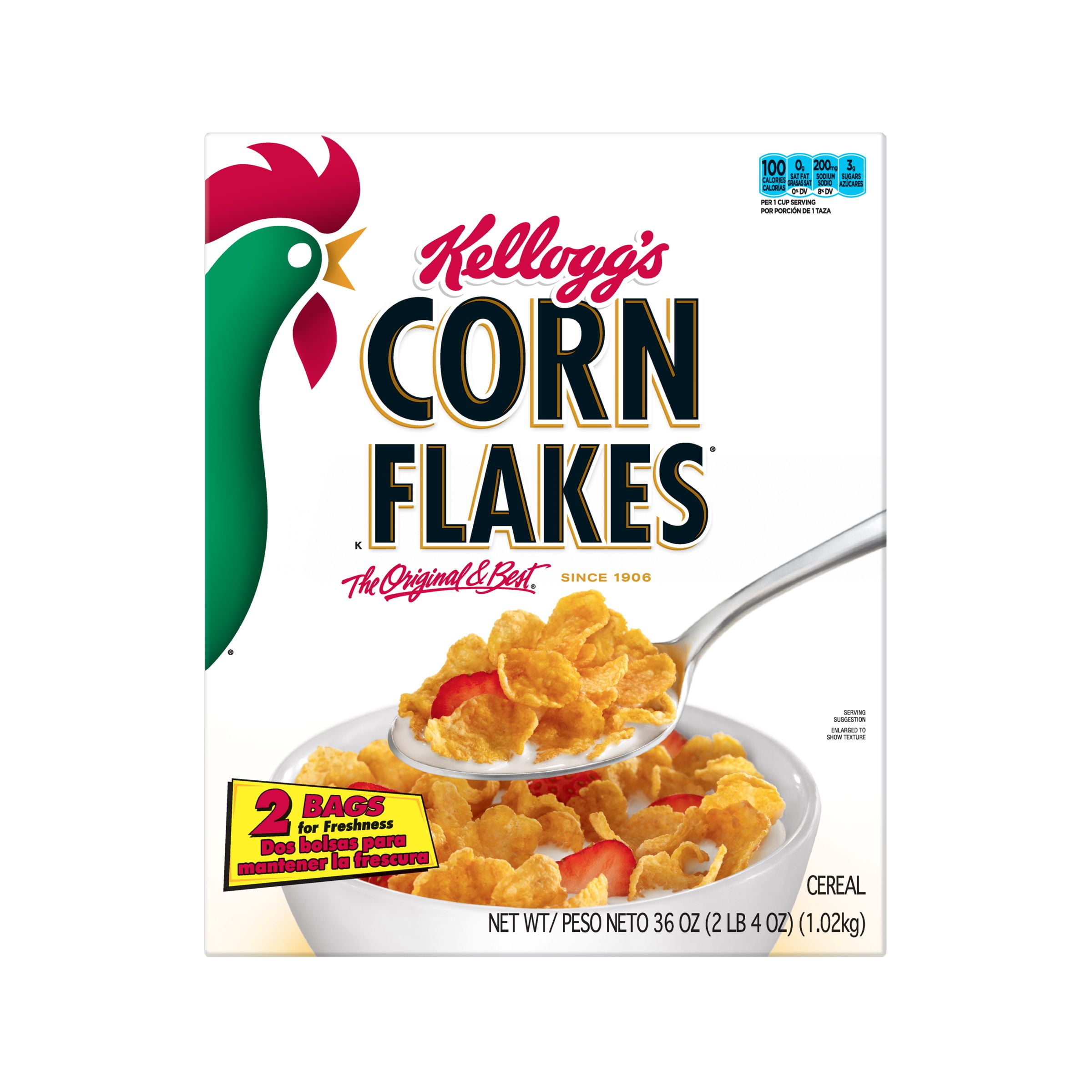 Kellogg S Corn Flakes Cereal Nutrition Facts Bios Pics
