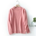 thumbnail image 4 of HomeDM Kids Girls Sweaters Boys Crewneck Long Sleeve Pullover Tops Soft Knitting Cotton Fall Winter Warm Sweater for Unisex Boy Girls, Pink Size 3-4 Years, 4 of 7