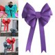 thumbnail image 4 of Bowknot Decorativo Hermoso Props Adornos de cumpleaños Decoración Hogar para boda Festival de Navidad Fondo de Pared Macaron Morado Yotijar bowknot, 4 of 10