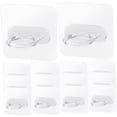 thumbnail image 4 of OUNONA  30 Pcs Adhesive Bottle Holder Bathroom Wall Hooks Suction Cup Sticky Removable Transparent, 4 of 8