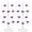 White, variant on 2 Set Tree Stand, Glass Flight Tasting Display Stand- Champagne Tower, 4 Tier - 16 Holders For Champagne, , Martini, Margarita Cups at Weddings, Parties & Events (White)