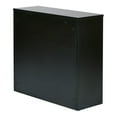 thumbnail image 4 of Prado 30 inch 2 Shelf Multipurpose Black Bookcase Engineered Wood, 4 of 6