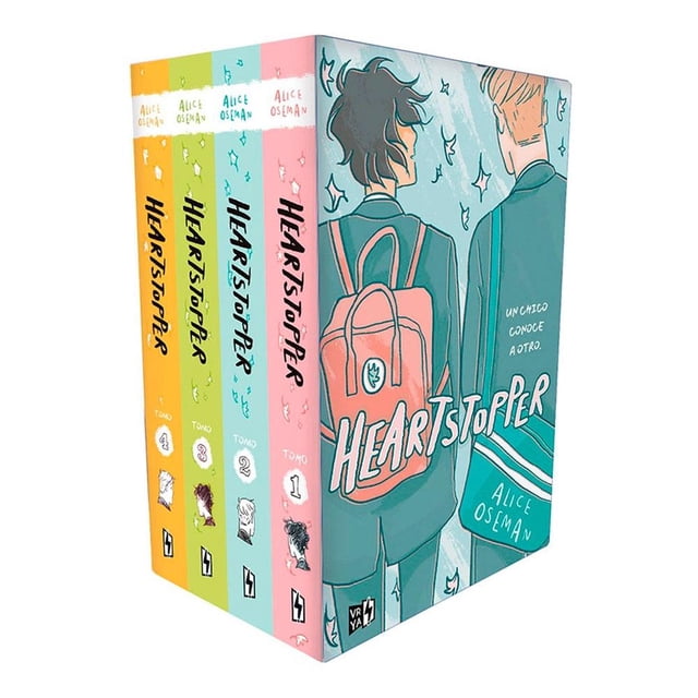 Pack heartstopper edición limitada Vergara y Riba Editoras Pasta Blanda
