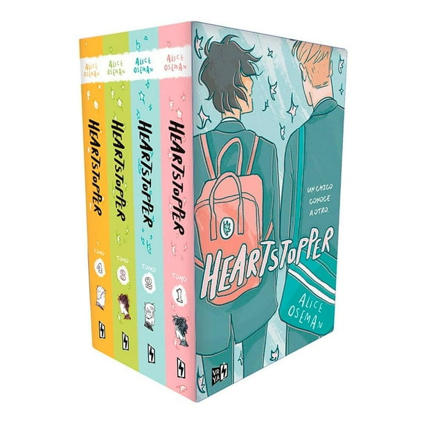 Pack heartstopper edición limitada Vergara y Riba Editoras Pasta Blanda