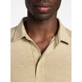 thumbnail image 2 of George Men's and Big Men's Short Sleeve Polo Shirt with Stretch, Sizes S-5XL, 2 of 5