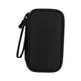 thumbnail image 3 of Organizador de viaje para dispositivos electrónicos, bolsa de almacenamiento para cables de flash, 1 capa, color negro 1 capa Negro, 3 of 9