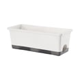 thumbnail image 1 of koolsoo Window Box Planter Creative Unique Windowsill Planter for Shelf Office Porch White 1pc, 1 of 9