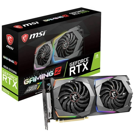 MSI GeForce RTX 2070 GAMING Z 8G GeForce RTX 2070 Graphic Card - 1.41 GHz Core - 1.83 GHz Boost Clock - 8 GB