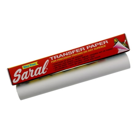 Saral Transfer Paper, White, 12u0022 x 12 ft. Roll